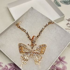 Monarch Butterfly Necklace Yellow Gold
